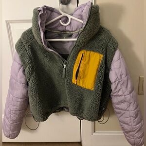 FP Movement Free People Scenic Route Colorblock Pullover - Size Small